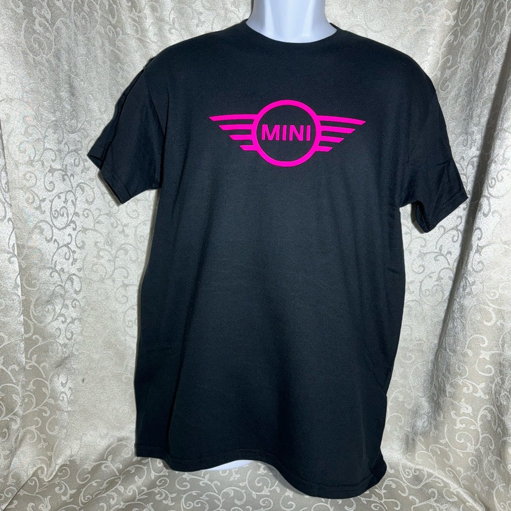 Mini Cooper T-shirt hot pink glow-in-the-dark